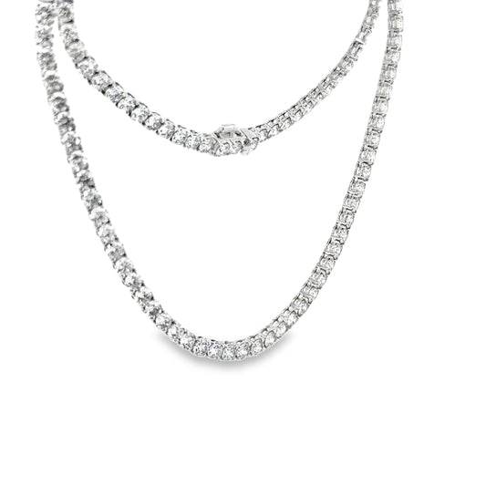 15.00 CTTW Straight-line Necklace