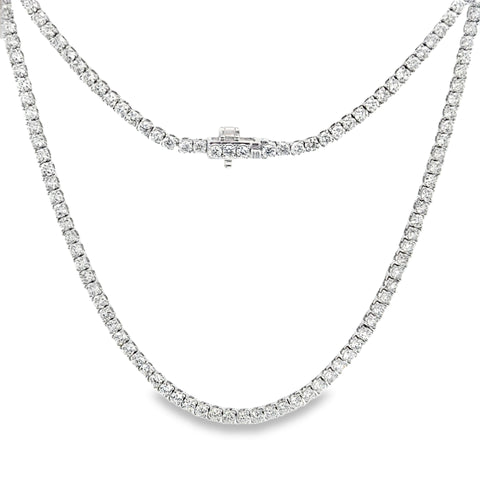 7.00 CTTW Straight-line Necklace