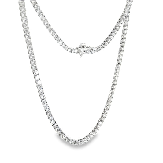 7.00 CTTW Straight-line Necklace