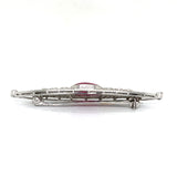 Estate 1.60 ct Ruby Diamond 2.00 cttw Diamond Brooch 13286