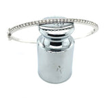 Diamond and 14K White Gold Bangle