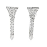 The Champion .58 cttw Diamond White Gold Golf Tee Earrings 15445