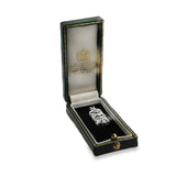 Art Deco Style Diamond 14K White Gold Filigree Pendant