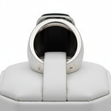 Van Cleef & Arpels Babylon Gray Inlay Mother of Pearl 18K White Gold Ring
