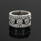 1.00cttw Diamond 18K White Gold Ring