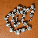 Vintage 58.75cttw Diamond Platinum and 18Kt White Gold Necklace