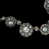Vintage 58.75cttw Diamond Platinum and 18Kt White Gold Necklace
