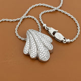 Estate Casa Damiani Spicchi De Luna 3.00cttw Diamond 18k White Gold Necklace