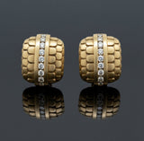 Designer ERAND Diamond 18K Yellow Gold Earring