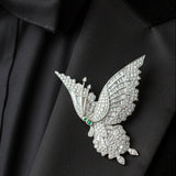Modern 7.75cttw Diamond Articulating Butterfly 18k White Gold
