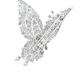 Modern 7.75cttw Diamond Articulating Butterfly 18k White Gold