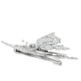 Modern 7.75cttw Diamond Articulating Butterfly 18k White Gold
