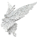 Modern 7.75cttw Diamond Articulating Butterfly 18k White Gold