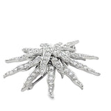 Modern Tiffany & Co. Stardust 3.20 cttw Diamond Platinum Brooch