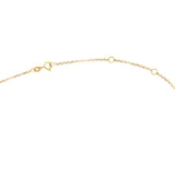 Modern 1960's Angel Skin Coral 18k Yellow Gold Necklace