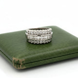 Modern 1.50cttw Diamond Platinum Ring