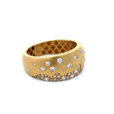 Modern .60 cttw Diamond And 18kt Yellow Gold Ring