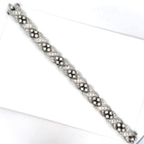 Modern 1960's Bracelet 8.50 Diamond Platinum