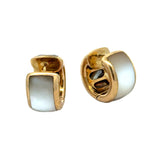 Estate Designer Asch Grossbardt Multi Color Gemstone Reversible 14K Yellow Gold Earrings