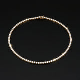 Contemporary 25.37cttw Diamond Anniversary 14K Yellow Gold.