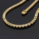 Contemporary 25.37cttw Diamond Anniversary 14K Yellow Gold.