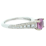 Ritani 1.50 ct Pink Sapphire and Diamond Ring 14768