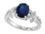 E.H. Collection 1.90 ct Sapphire and Diamond Ring 12342