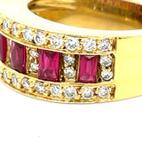 Designer EMJ 1.23 cttw Ruby Diamond Ring 13697