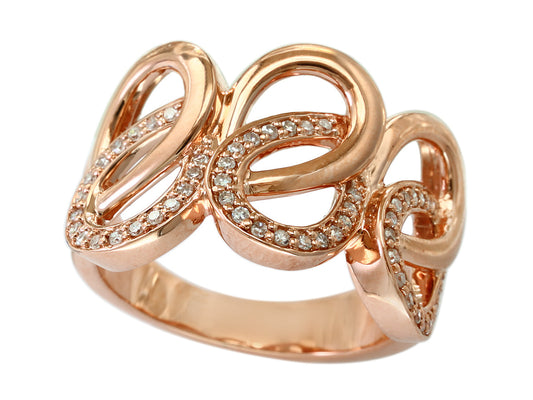 Effy Diamond and 14K Rose Gold Ring