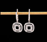 Maya Lianna .85 cttw Diamond 14K White Gold Earring Jacket 02661