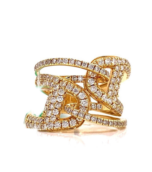 Fashionista 1.25 cttw Diamond Statement Ring 04067