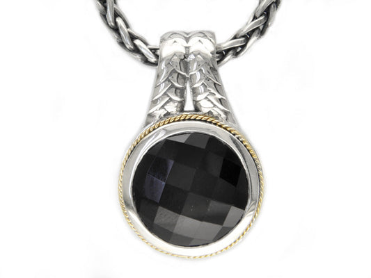 Effy Onyx and 18K/Silver Necklace