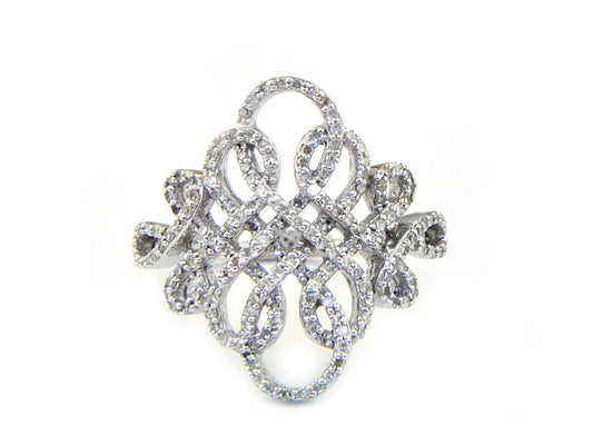 Effy Diamond and 14K White Gold Ring