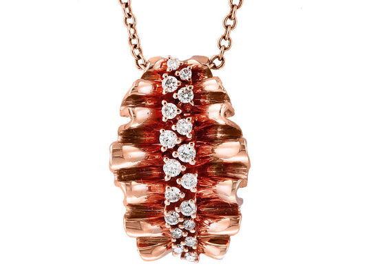 Effy Diamond and 14K Rose Gold Necklace