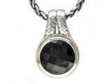 E.H. Collection 8.55 ct Onyx 18K/Silver Pendant 11268