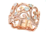 E.H. Collection .56 cttw Diamond 14K Rose Gold Ring 11373