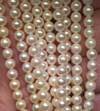 Japanese Akoya 5-5.5mm Fine Cultured Pearl Strands 13307