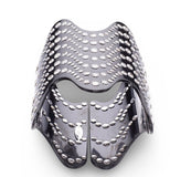 Italian Designer Paola Brussino  44.51cttw Diamond and 18Kt Black Gold Wide Cuff Bangle
