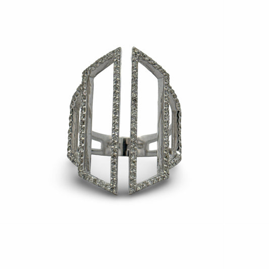Effy .66 ctw Diamond and 14K White Gold Ring
