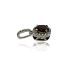 Natural Alexandrite (Color Change Bluish Green to Purple) GIA and Diamond Pendant